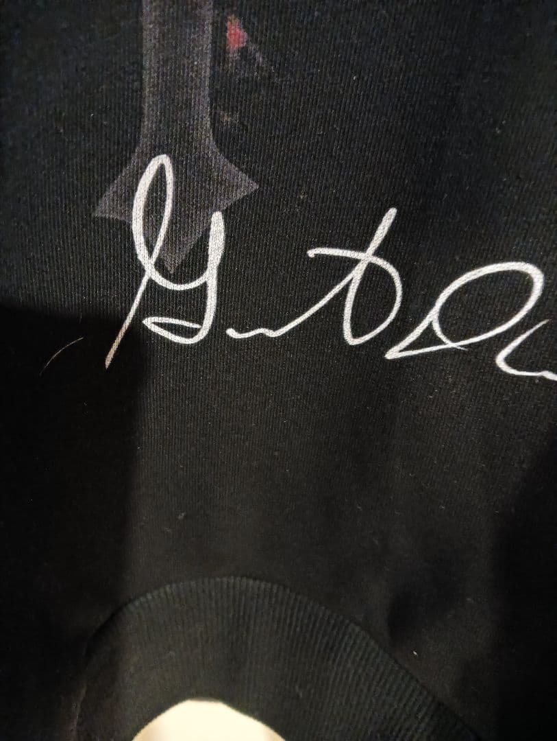 デービス　裏起毛パーカー　新品 サイン入りChrome Hearts style