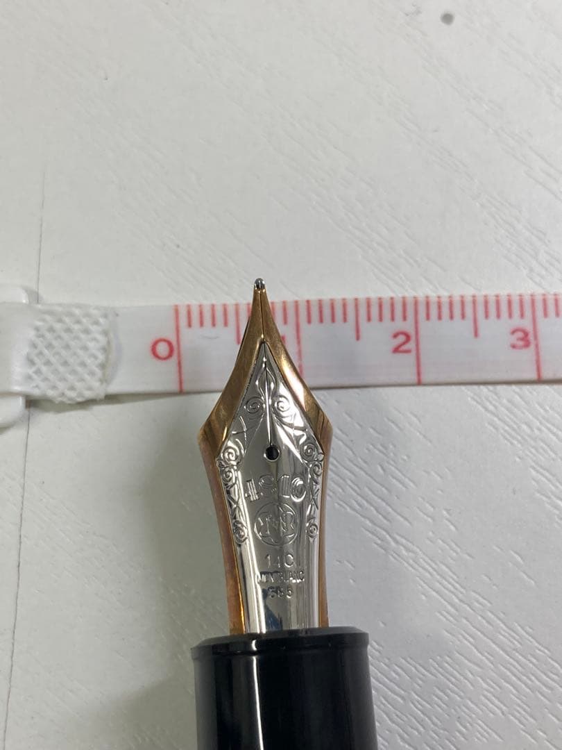 モンブラン・マイスターシュティック 万年筆 黒 金ペン先　149 極美品