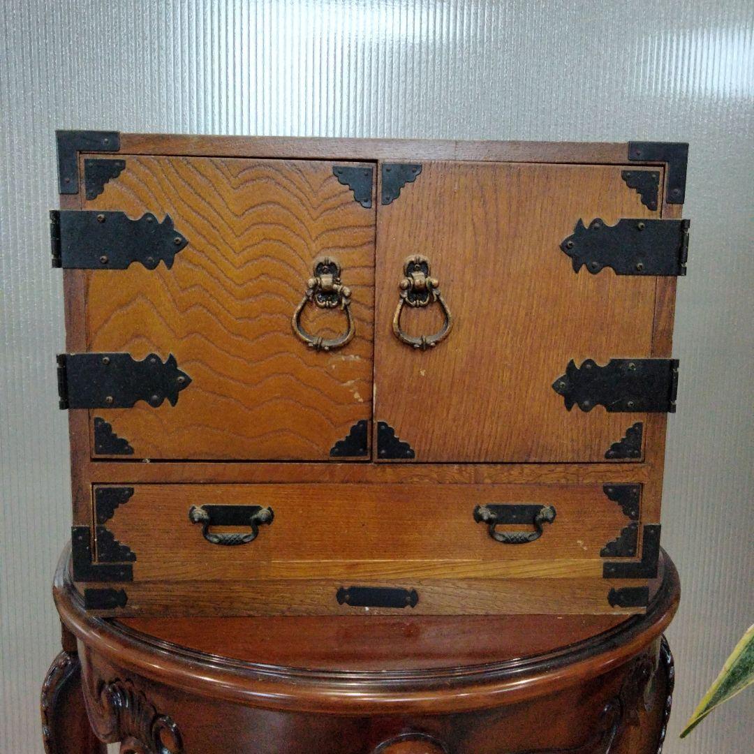 昭和レトロ　アンティーク　帳箪笥　古家具