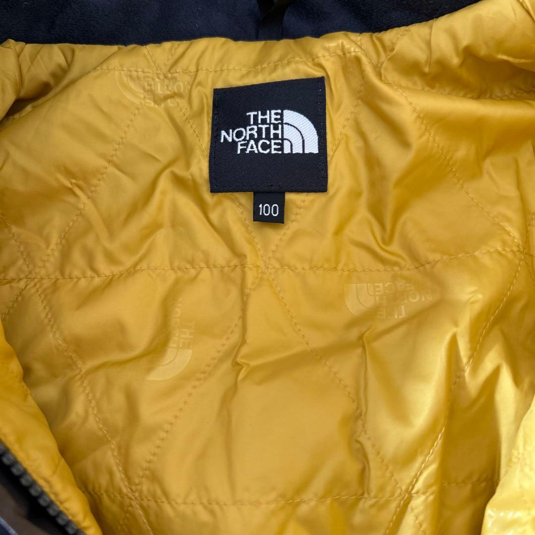美品　THE NORTH FACE カモフラージュ スノーウェア　100