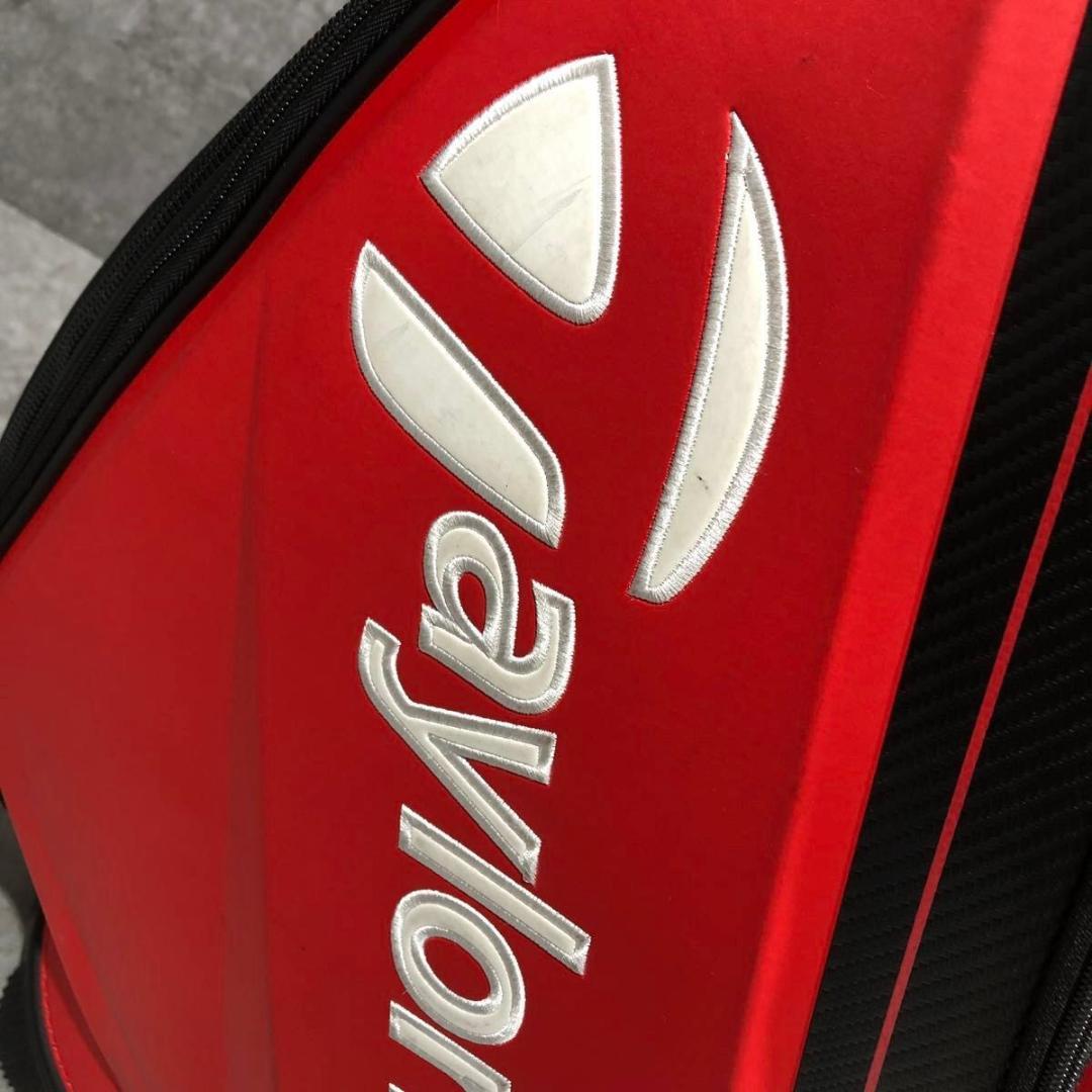 美品 TaylorMade テイラーメイド ステルス キャディバッグ レッド