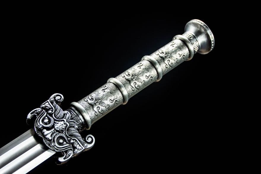 滅魂古剣-高性能マンガン鋼 古兵器 武具　刀装具　日本刀　模造刀 居合刀