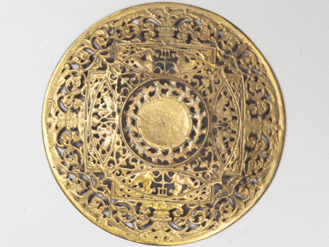 カルル・フリードリッヒ・シンケル 真鍮製 海馬と人魚 ウォッシュコンポート