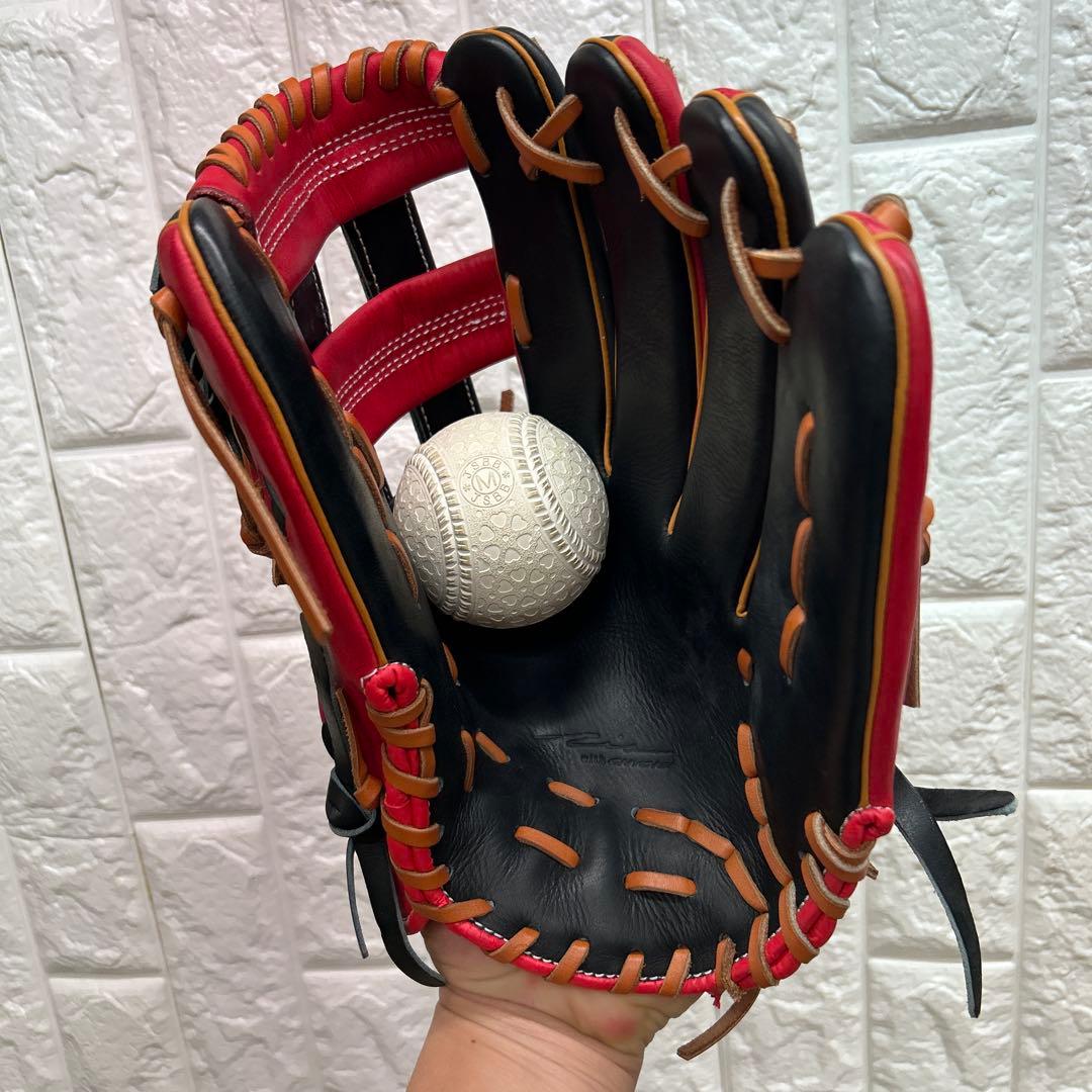 【美品】野球 グローブ 一般 軟式 外野手用 アイピーセレクト