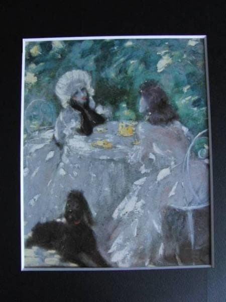 ルイ・イカール、お客様、希少限定画集画、新品高級額装付、状態良好