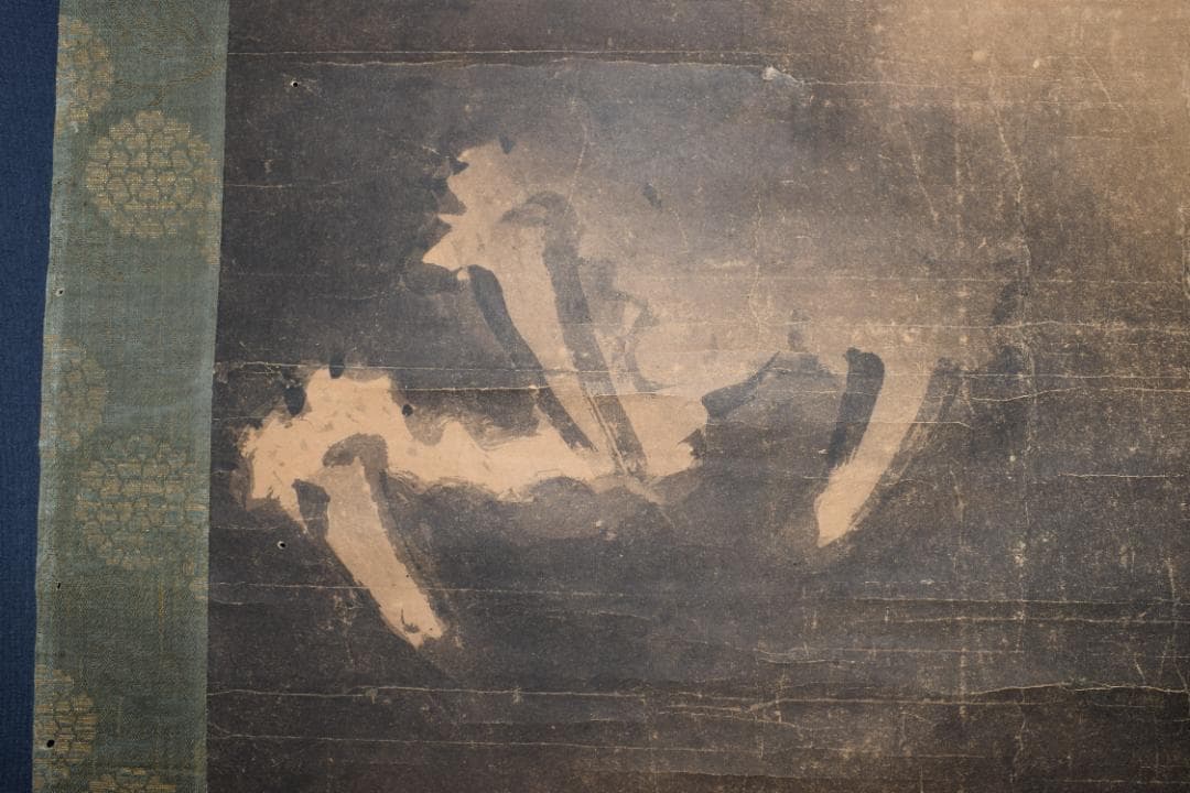 【真作】狩野元俊秀信/雲龍之図/古画/江戸時代初期/掛軸☆宝船☆Y-757　JM