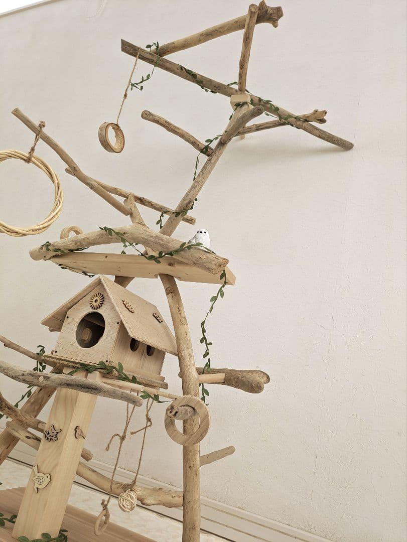 バードアスレチック63 流木 バードジム　バードトイ