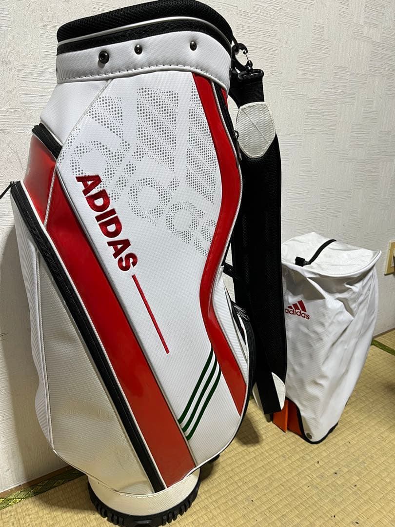 美品！アディダス adidas AWR91 キャディバッグ 9.5型47インチ可