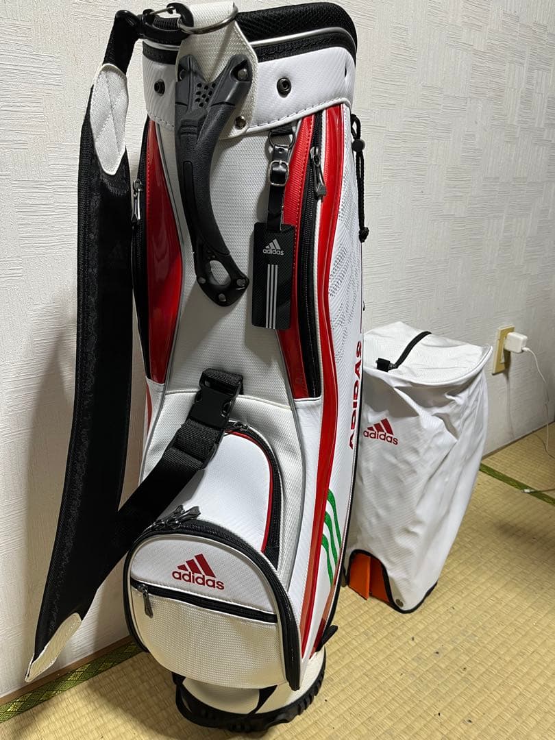 美品！アディダス adidas AWR91 キャディバッグ 9.5型47インチ可