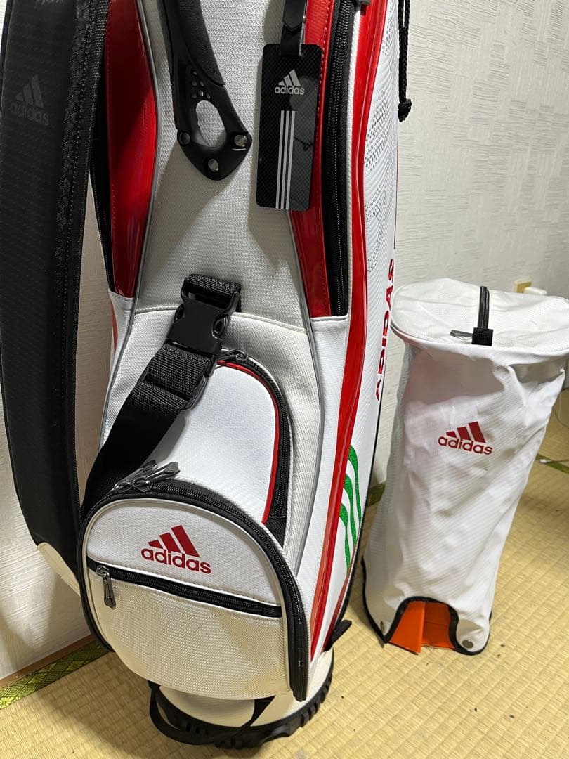 美品！アディダス adidas AWR91 キャディバッグ 9.5型47インチ可