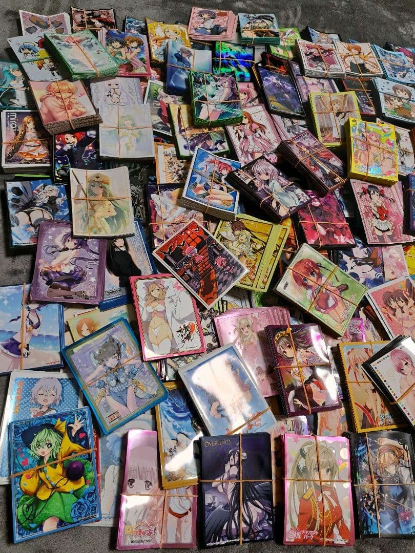 キャラスリーブ まとめ 大量 超大量 無地なし スリーブ カードプロテクター