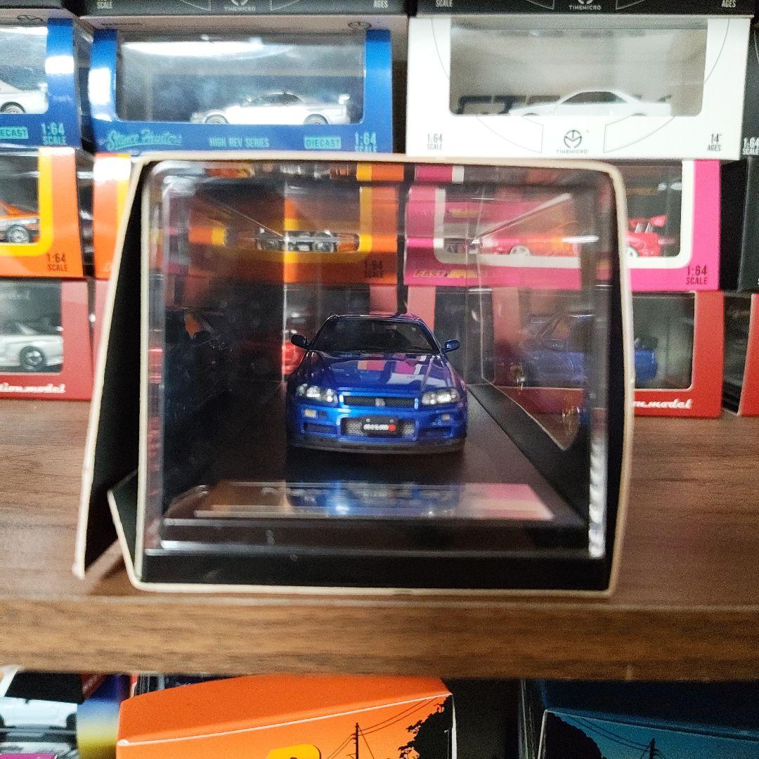 MIRAGE ニスモ R34 GT-R GTR S-tune ベイサイドブルー