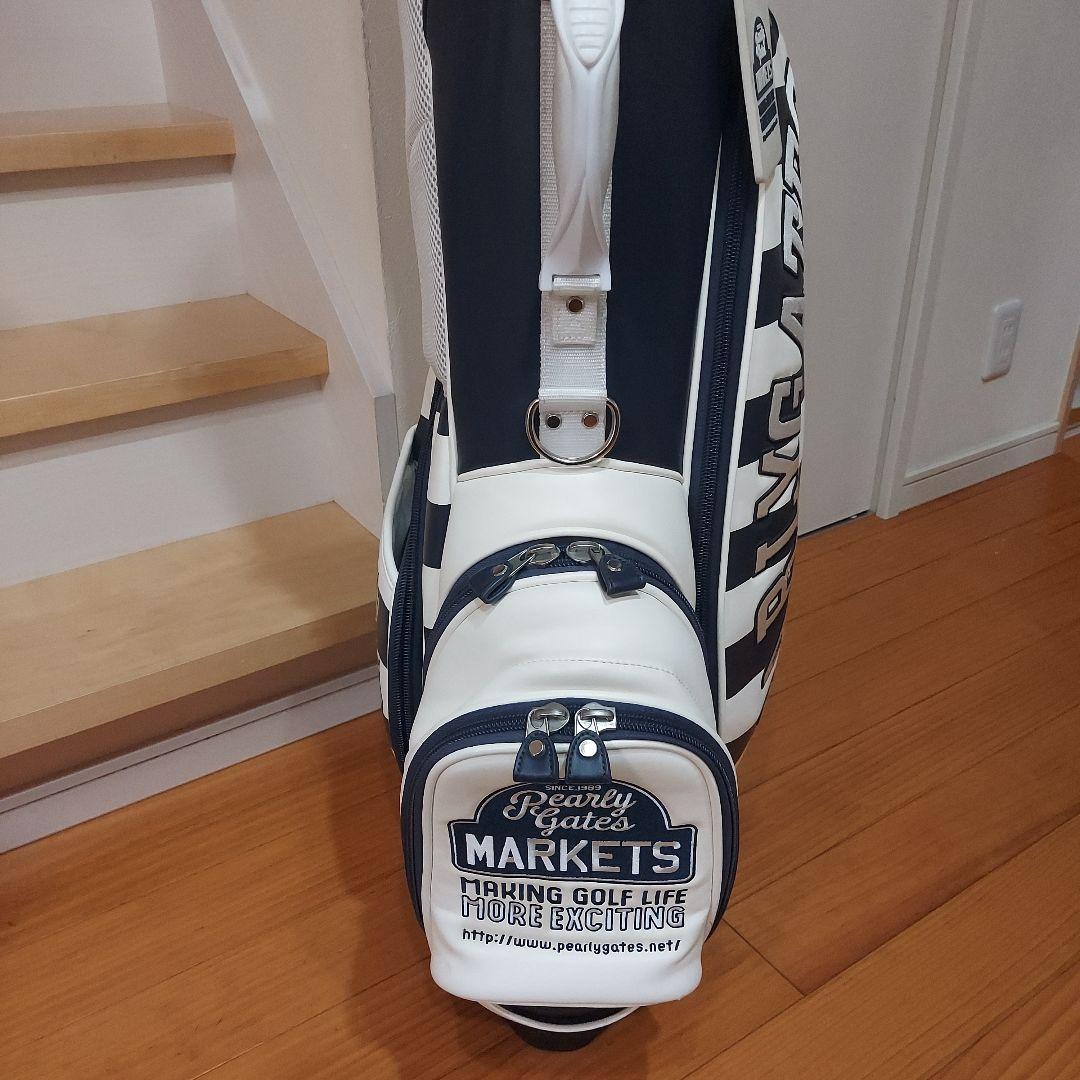 Pearly Gates ストライプキャディバッグ