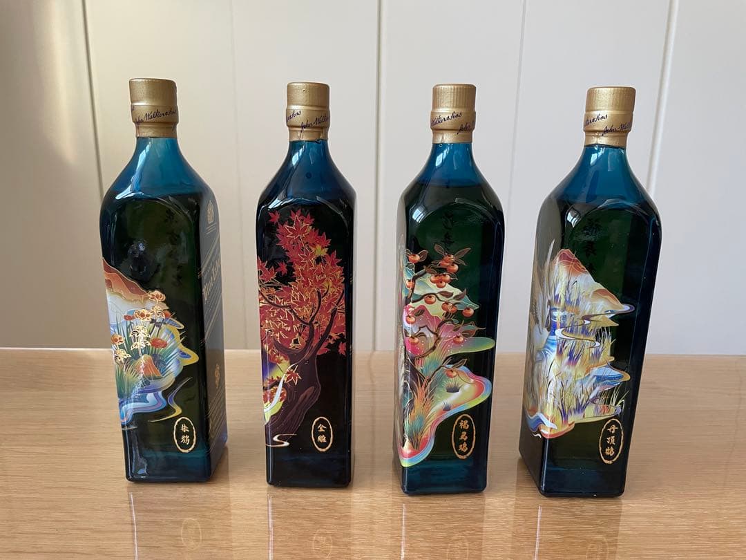 【中国限定版】ジョニーウォーカー Blue Label 200mlx4本セット