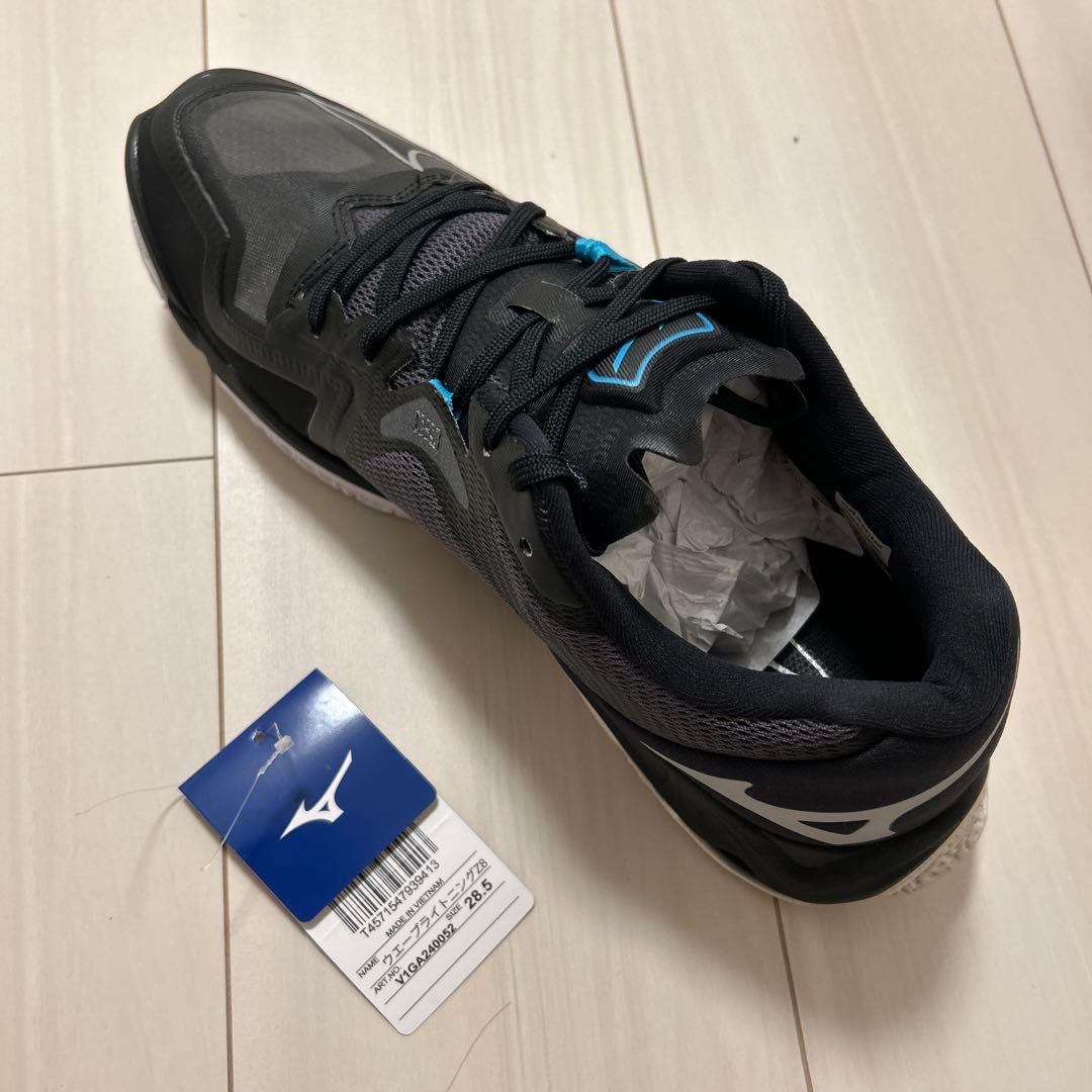 Mizunoバレーボールシューズ28cm28.5ブラックウェーブライトニングz8