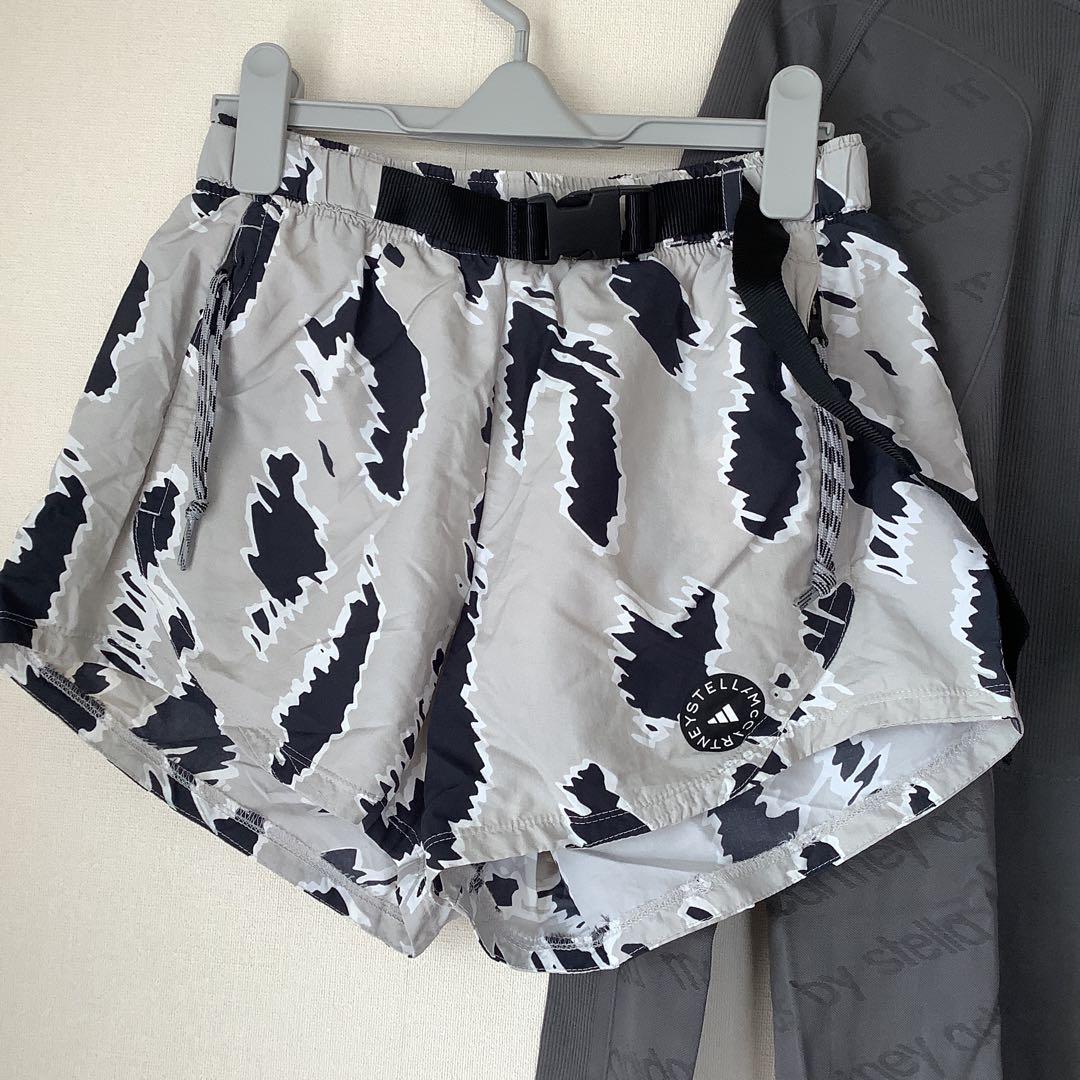 アディダスステラマッカートニー3点セット　長袖トップス、短パン、レギンス