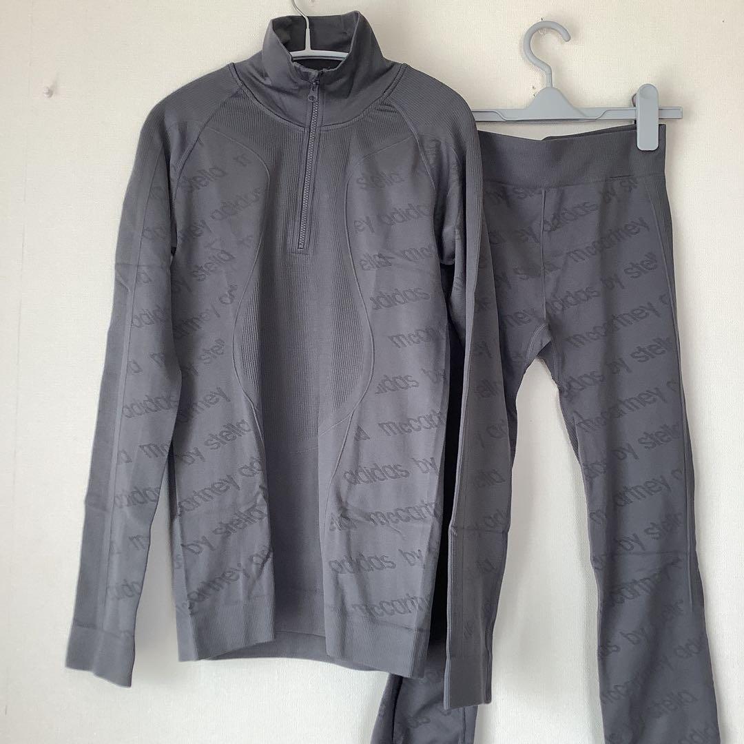 アディダスステラマッカートニー3点セット　長袖トップス、短パン、レギンス