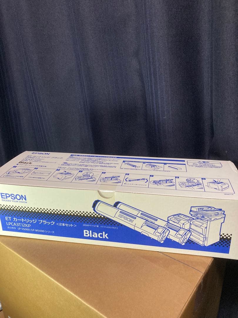 EPSON LPCA3T12C ETカートリッジ　ブラック<2本セット>