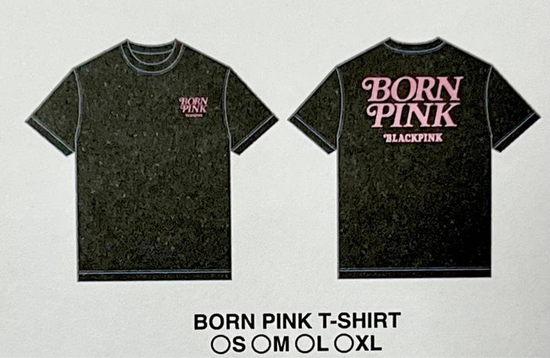 【SALE】BLACKPINK BORN PINK T-SHIRT Tシャツ限定