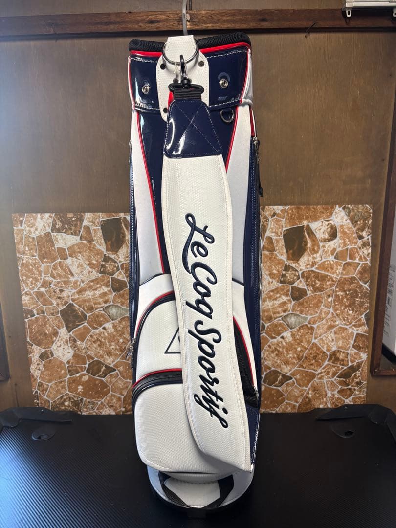 le coq sportif キャディバッグ フード付き ゴルフバッグ