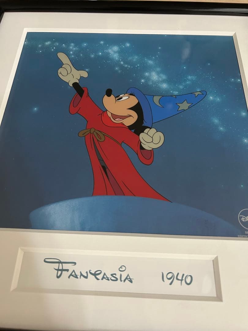 SORCERER MICKEY ファンタジア　　ミッキー　セル画　魔法使いの弟子