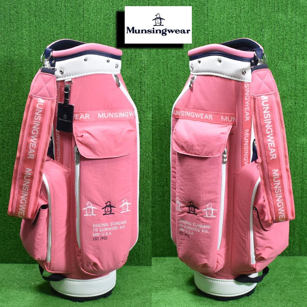 マンシングウェア/ゴルフ レディース キャディバッグ８.５型 新品！
