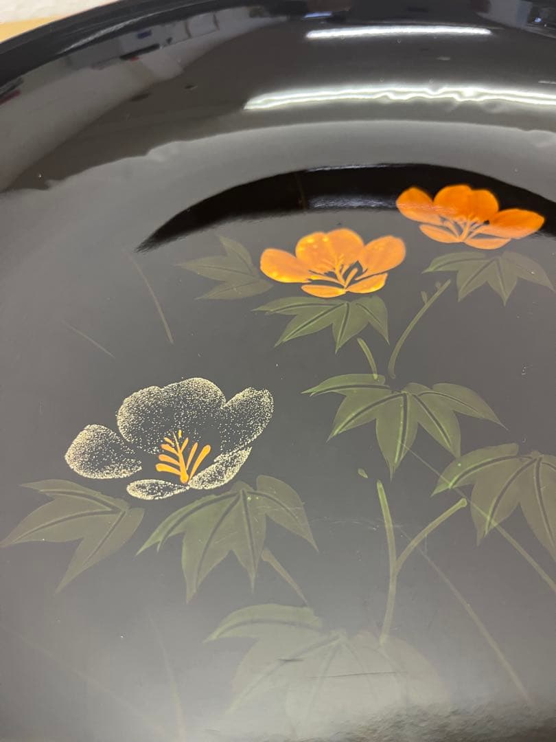 大菓子鉢　漆器　工芸品　アンティーク