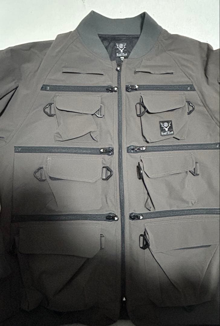 【新品】South2 West8 マルチポケットジップ 2wayジャケット M