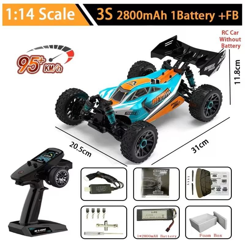 【ジャンク新品】XDKJ-001 BLUE 95km/h 3S 2800mAh①