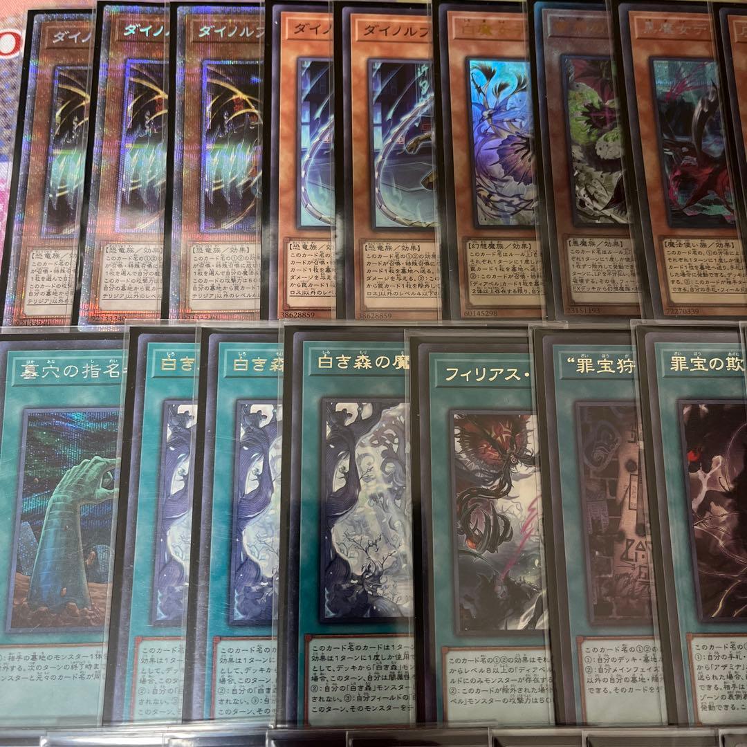 遊戯王　白き森ダイノルフィア　ガチ構築　CS優勝　高レアリティ　プリズマ多数