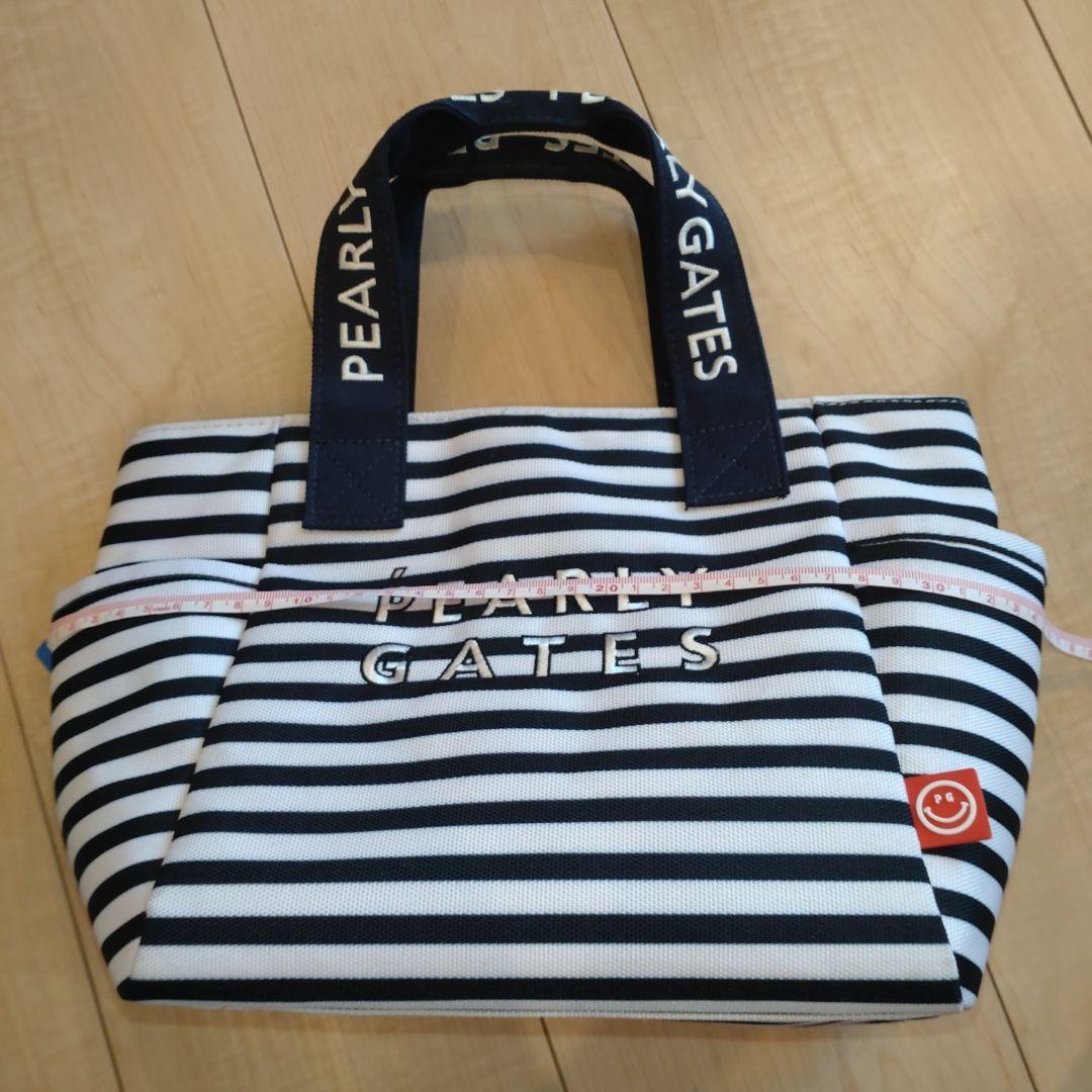 あ*ん様 PEARLY GATES ストライプ　カートバッグ