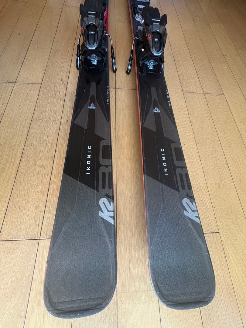 K2 IKONIC 80 スキー バインディング付属