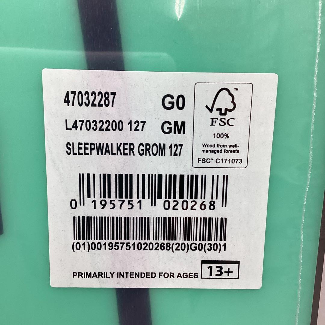 新品　Salomon Sleepwalker Grom 127 スノーボード