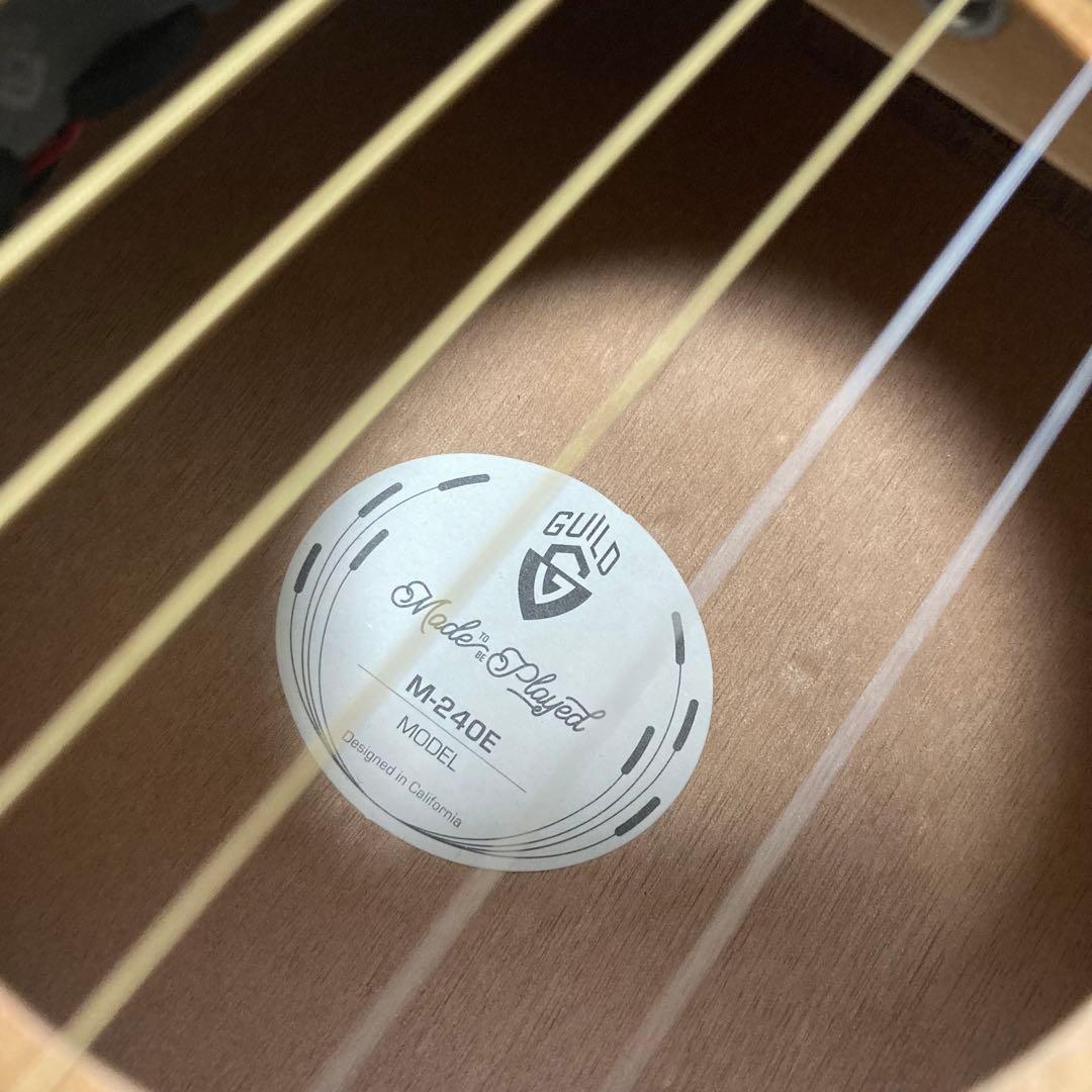(美品)Guild ギルドM-240E エレアコ　ケース付