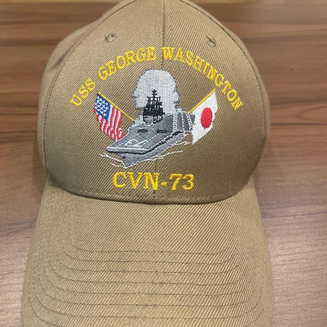 USS ジョージワシントン　USN USNAVY 識別帽子　cvn73
