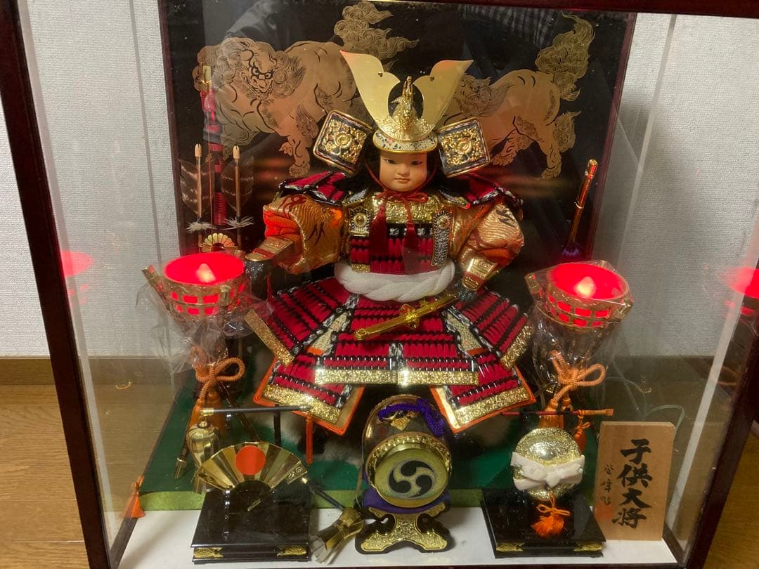 五月人形　子供大将　高さ５０センチ　未開封