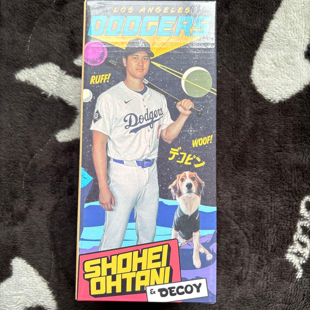 大谷翔平とデコピンのボブルヘッドゴールド 値下げしました。