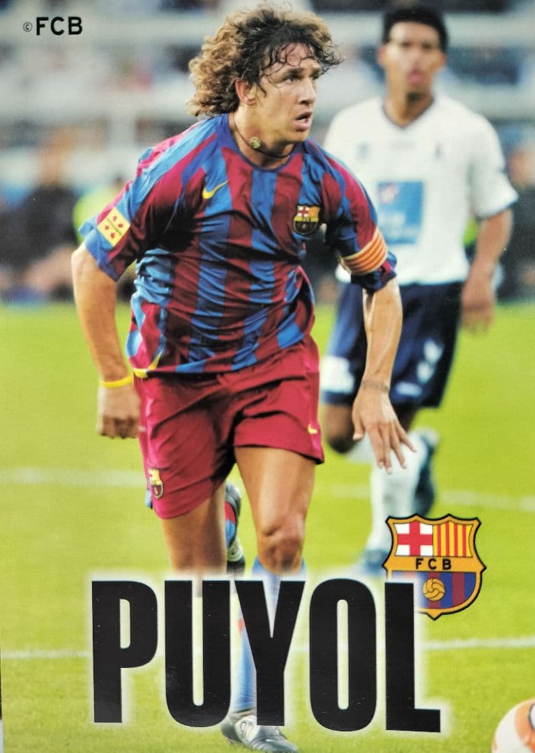 バルセロナ04/05（H）半袖 #5プジョル サイン入