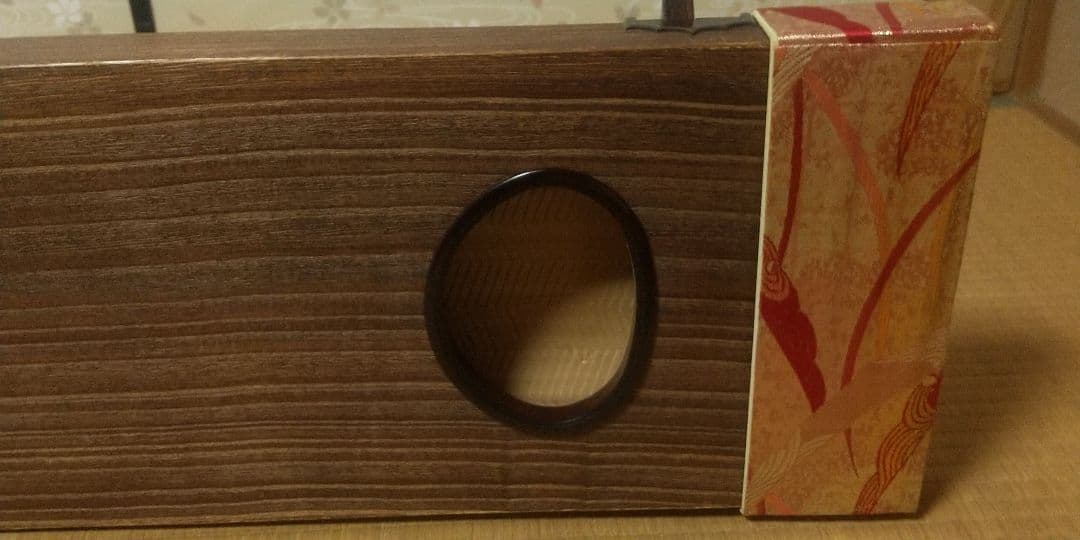 お琴 13弦 綾杉彫り くり甲 ケース付き