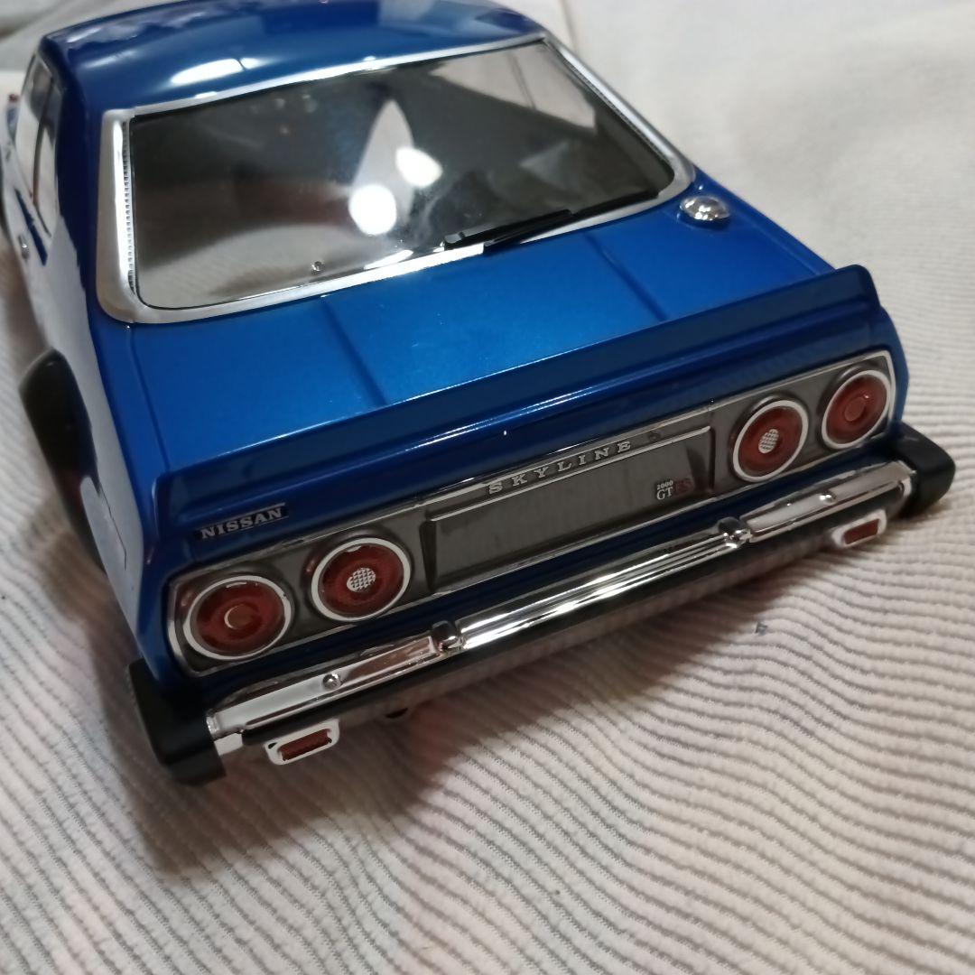NISSAN SKYLINE ジャパン 1/10 RCカー ボディー ブルー