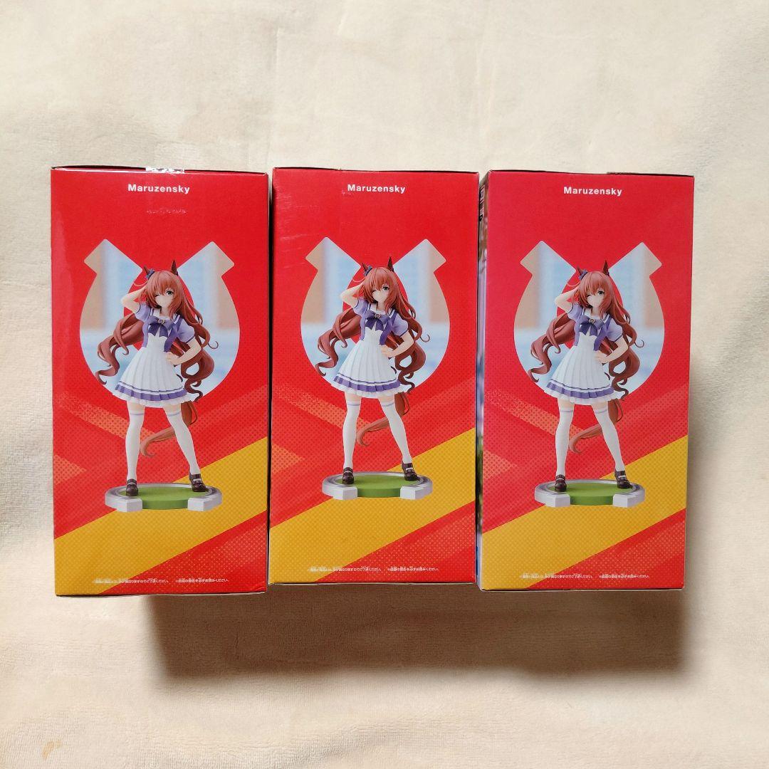 【新品未開封】ウマ娘 マルゼンスキー 制服 フィギュア 3個セット