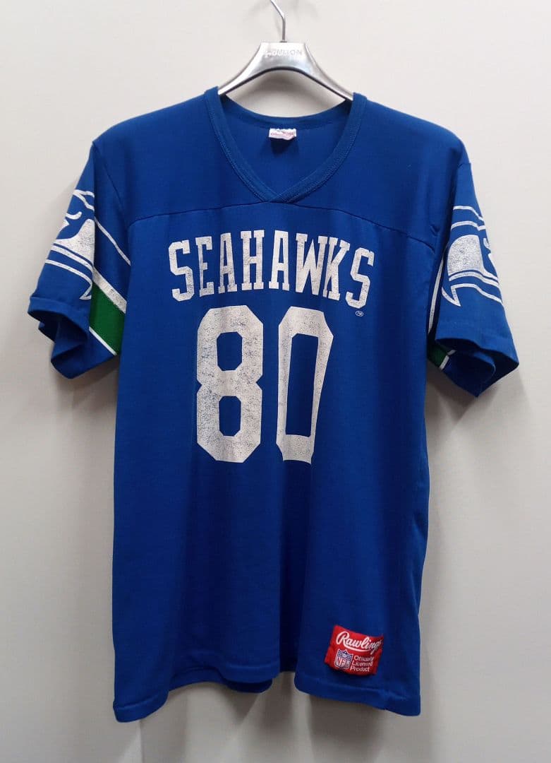 ローリングスUSA製 シアトル・シーホークス フットボールTシャツ NFL