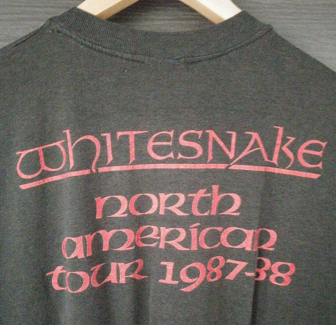 87年製·ビンテージ!ホワイトスネーク“アメリカツアー1987-88”　黒　L
