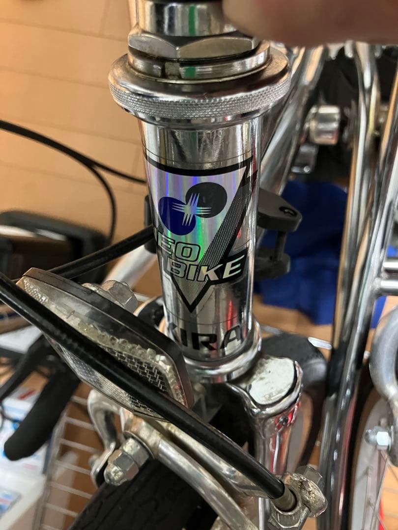 【レア】KIRA社　neo bike フルメッキ　折りたたみ自転車　台湾