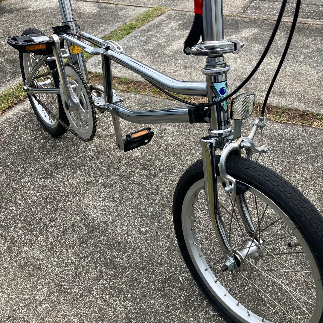【レア】KIRA社　neo bike フルメッキ　折りたたみ自転車　台湾