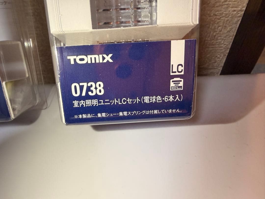 TOMIX 室内照明ユニットLCセット 0738 電球色　6個入り✖️3