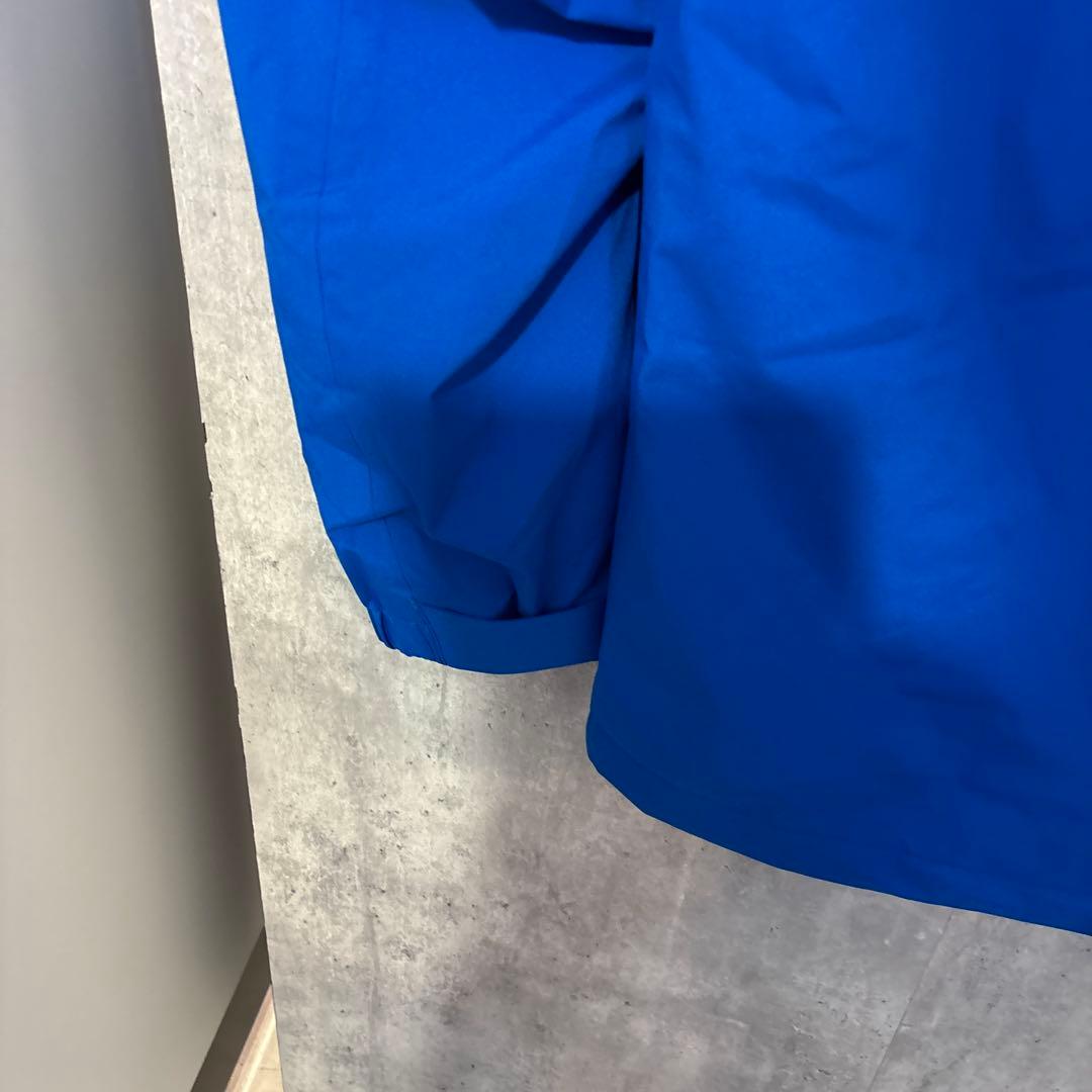 【美品 】モンベル パウダーステップパーカ ブルー S スノースポーツ