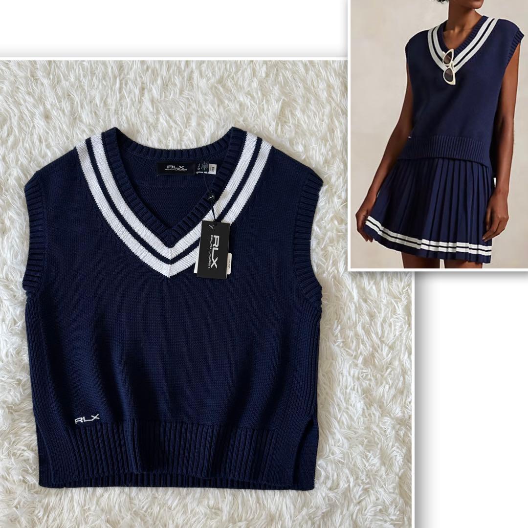 新品 タグ付き✨RLX ラルフローレン 25SS レディース ベスト現行QR S