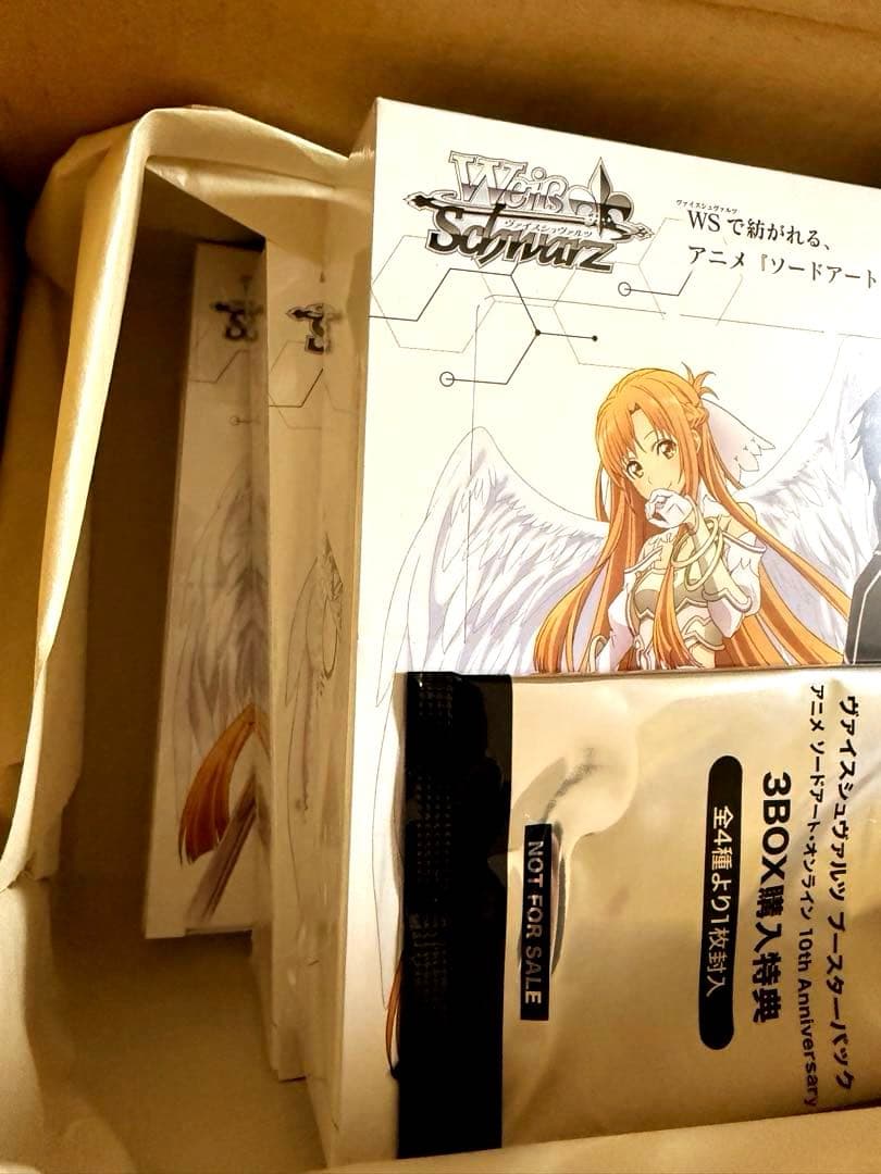 ソードアート・オンライン 10th BOX初版3BOX特典プロモ付き