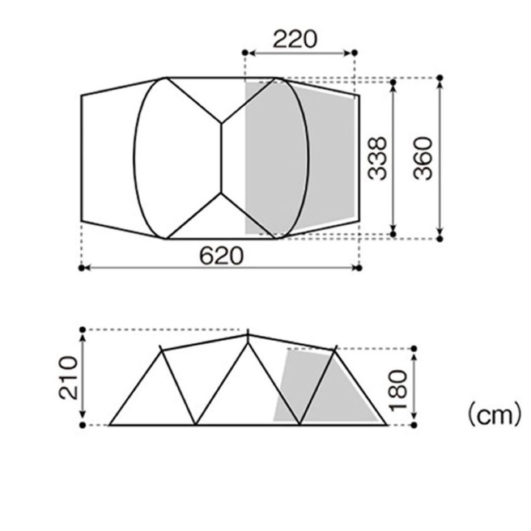 スノーピーク ランドネストシェルター